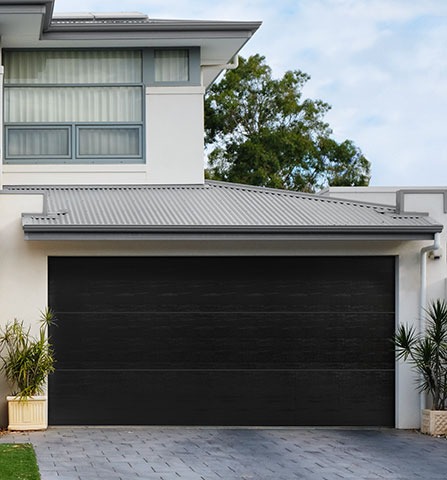 Residential garage door installation