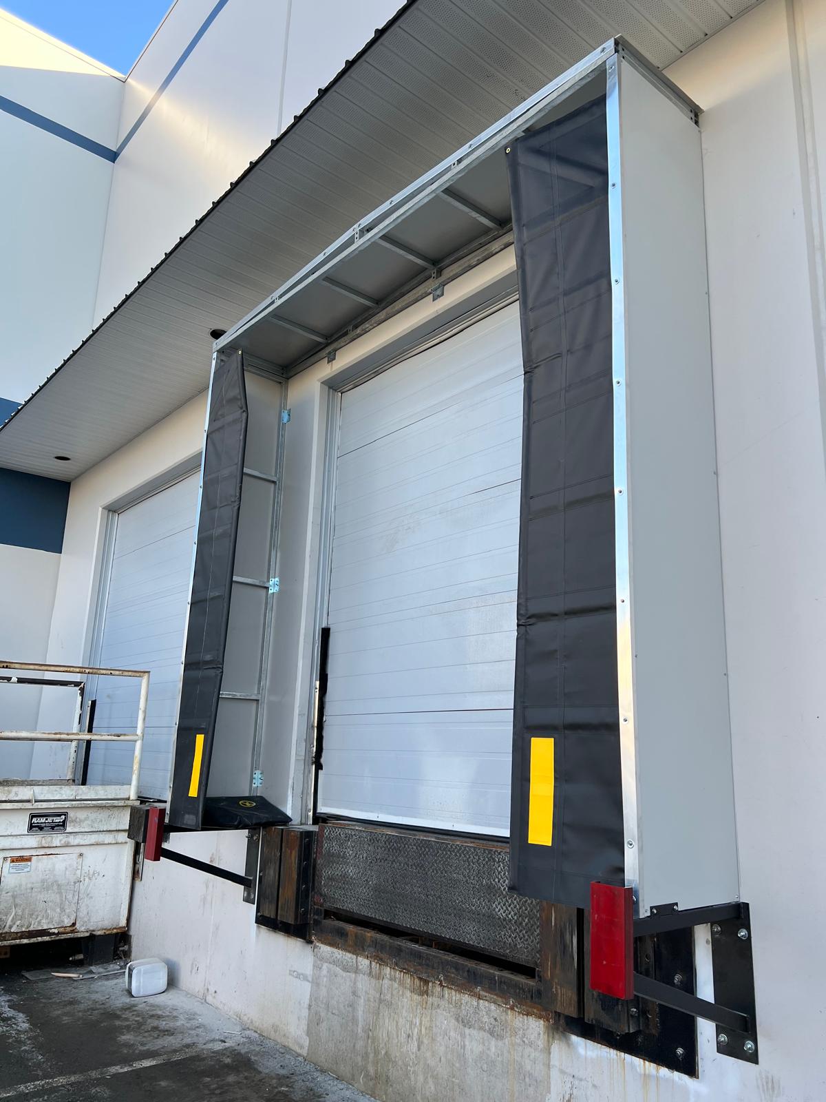 Overhead loading dock door